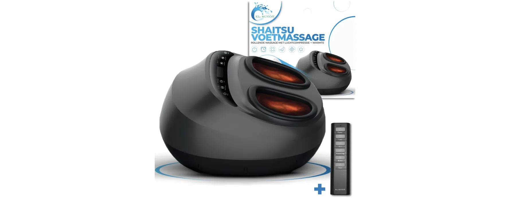 El Suvon Shiatsu Voetmassageapparaat